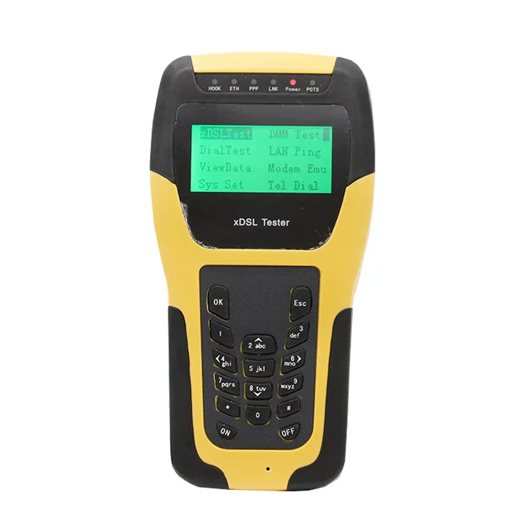 English ST332B VDSL Tester for xDSL test Installation and Maintenance Tools (ADSL/ADSL2/ADSL2+/VDSL2 /READSL) DHL Free Shipping
English ST332B VDSL Tester for xDSL test Installation and Maintenance Tools (ADSL/ADSL2/ADSL2+/VDSL2 /READSL) DHL Free Shipping
