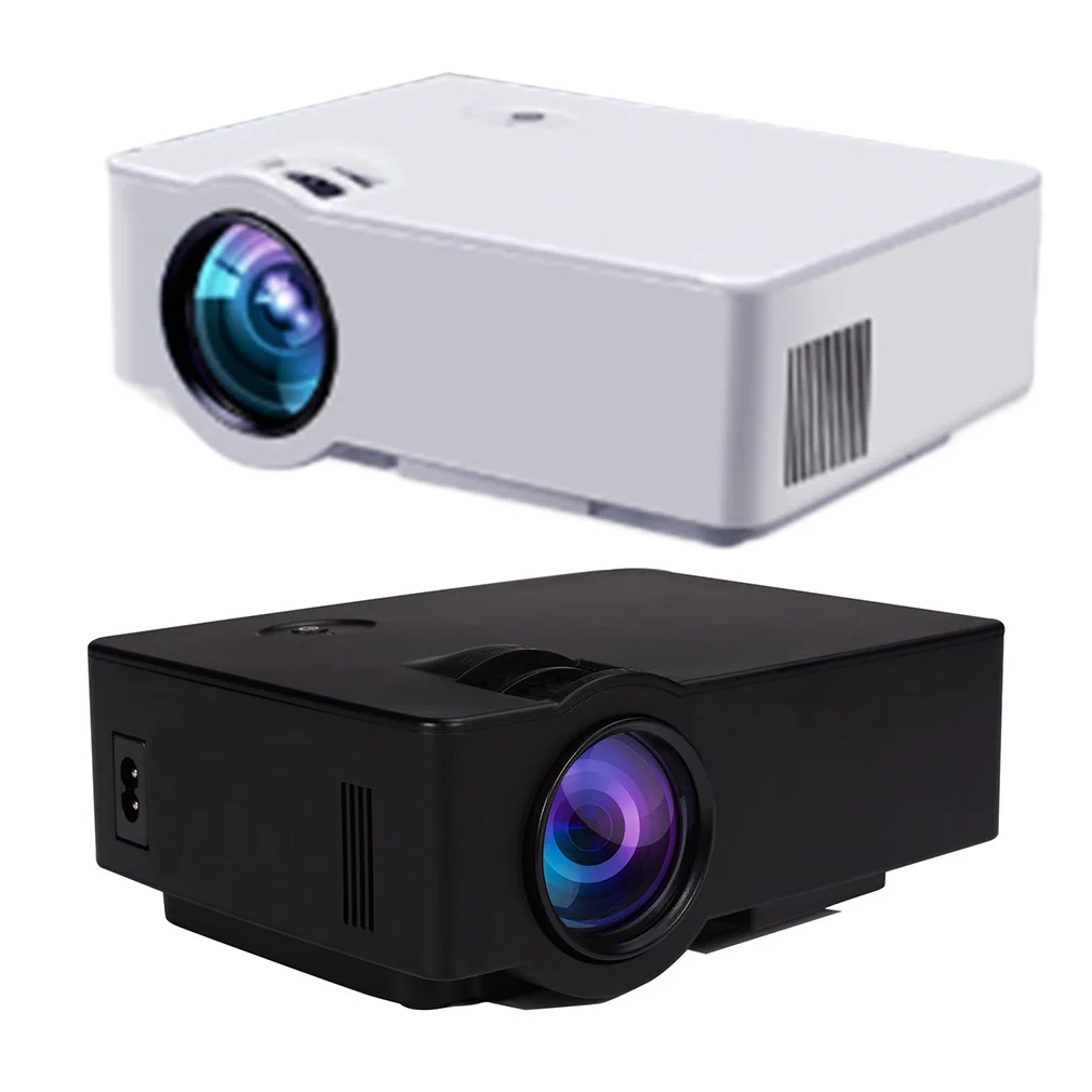 

Mini Home Multimedia Cinema LED HD Technology Projector LCD Technology Support AV VGA USB Home Theater Video E08