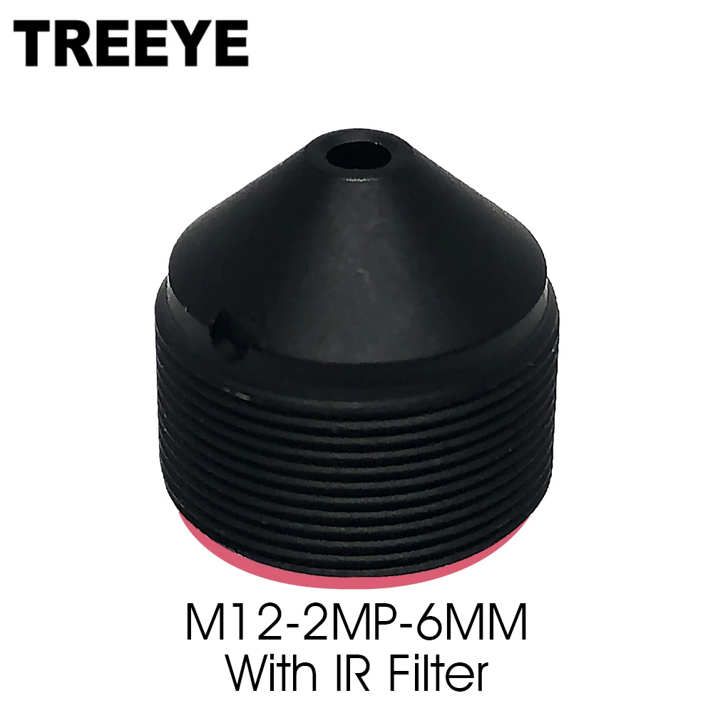 

TREEYE 6mm Pinhole lens with IR Filter 2.0Megapixel M12 mount 1/3" Image Format F2.0 Fixed Iris 60Degree Viewing Angle