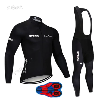 strava Cycling Jerseys Ropa Maillot Ciclismo long sleeve autumn and winter Cycling Jersey clothing Breathable Bib Pants set
strava Cycling Jerseys Ropa Maillot Ciclismo long sleeve autumn and winter Cycling Jersey clothing Breathable Bib Pants set