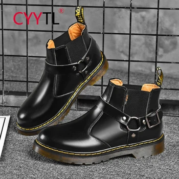 CYYTL Men Ankle Boots Vintage Buckles Design Tooling High Quality Outdoor Non-slip Hiking Shoes Touring Botas Homens Bottes 
CYYTL Men Ankle Boots Vintage Buckles Design Tooling High Quality Outdoor Non-slip Hiking Shoes Touring Botas Homens Bottes