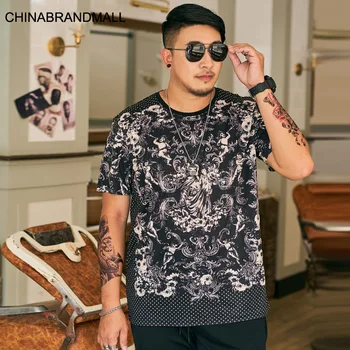 Big size Men's Wear super Brand Fat Man Loose Short Sleeve T Shirt Plus Fat Plus Digital Printing Fat Half Sleeve
Big size Men's Wear super Brand Fat Man Loose Short Sleeve T Shirt Plus Fat Plus Digital Printing Fat Half Sleeve
