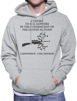 Caddyshack Carl Spackler Licenced to Kill Gophers Men's Hooded Sweatshirt Men Women Hoodie Sweatshirt
Caddyshack Carl Spackler Licenced to Kill Gophers Men's Hooded Sweatshirt Men Women Hoodie Sweatshirt