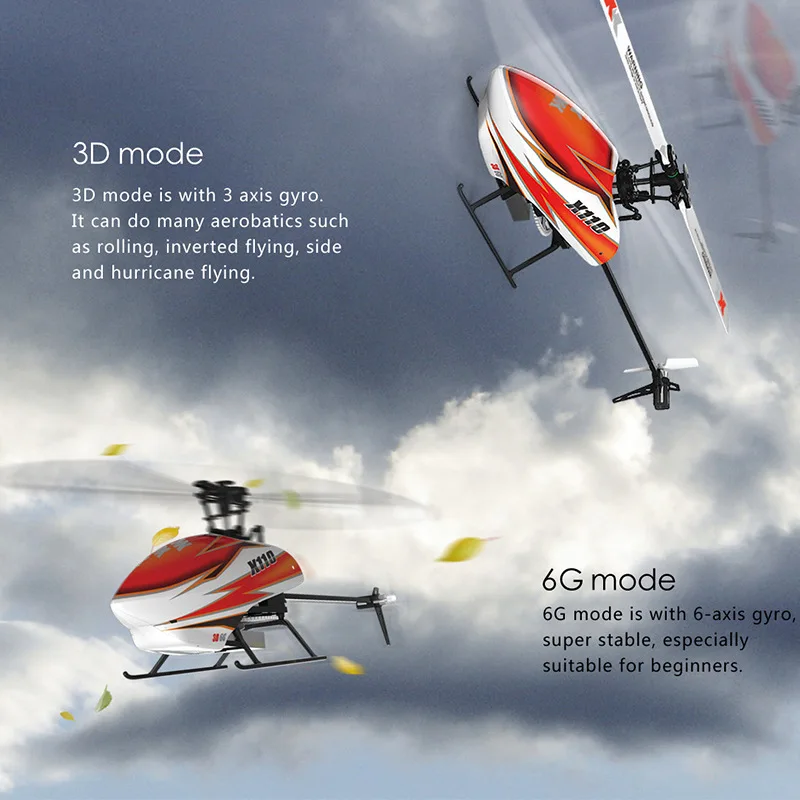 XK K110 Remote Control Helicopter Six-Channel Brushless Stand-up Remote Control Aircraft 3D Inverted Stunt Model Airplane
XK K110 Remote Control Helicopter Six-Channel Brushless Stand-up Remote Control Aircraft 3D Inverted Stunt Model Airplane