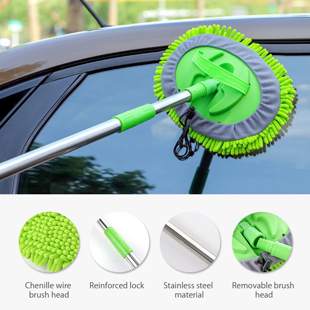 Car Wash Mop Mitt with Extendable Handle Chenille Microfiber Car Cleaning Kit Cleaning Tool with Replacement Head
Car Wash Mop Mitt with Extendable Handle Chenille Microfiber Car Cleaning Kit Cleaning Tool with Replacement Head