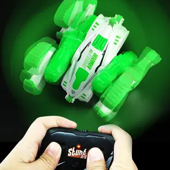 1:32 RC Stunt Car Double-sided 360 Degrees Tumbling One-key Demo 2.4G Remote Control Kids Toy Trucks Vehicles For Racing
1:32 RC Stunt Car Double-sided 360 Degrees Tumbling One-key Demo 2.4G Remote Control Kids Toy Trucks Vehicles For Racing
