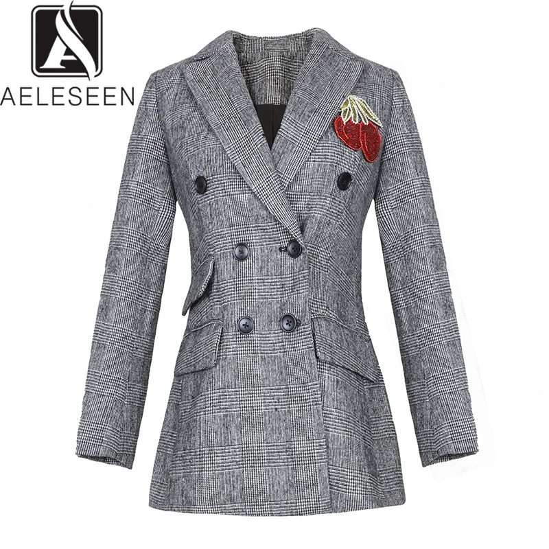 AELESEEN 2019 Autumn New Arrival Office Lady Jacket High Quality Striped Luxury Beading Turn-Down Collar Women Suit Slim Top
AELESEEN 2019 Autumn New Arrival Office Lady Jacket High Quality Striped Luxury Beading Turn-Down Collar Women Suit Slim Top