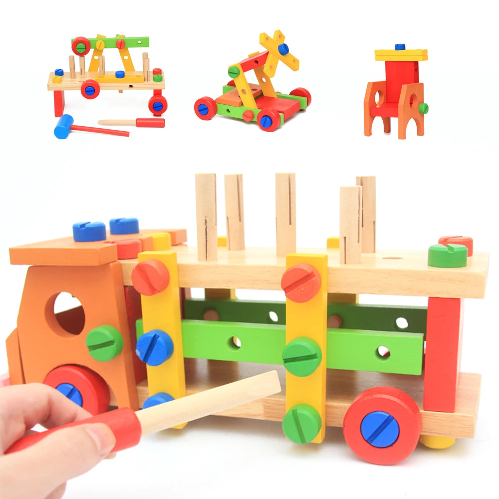 Wood Blocks Disassembling Screw Nut Toys Kids Car Building Blocks Multifunctional Wooden Assembled Toy Child Educational Gift
Wood Blocks Disassembling Screw Nut Toys Kids Car Building Blocks Multifunctional Wooden Assembled Toy Child Educational Gift