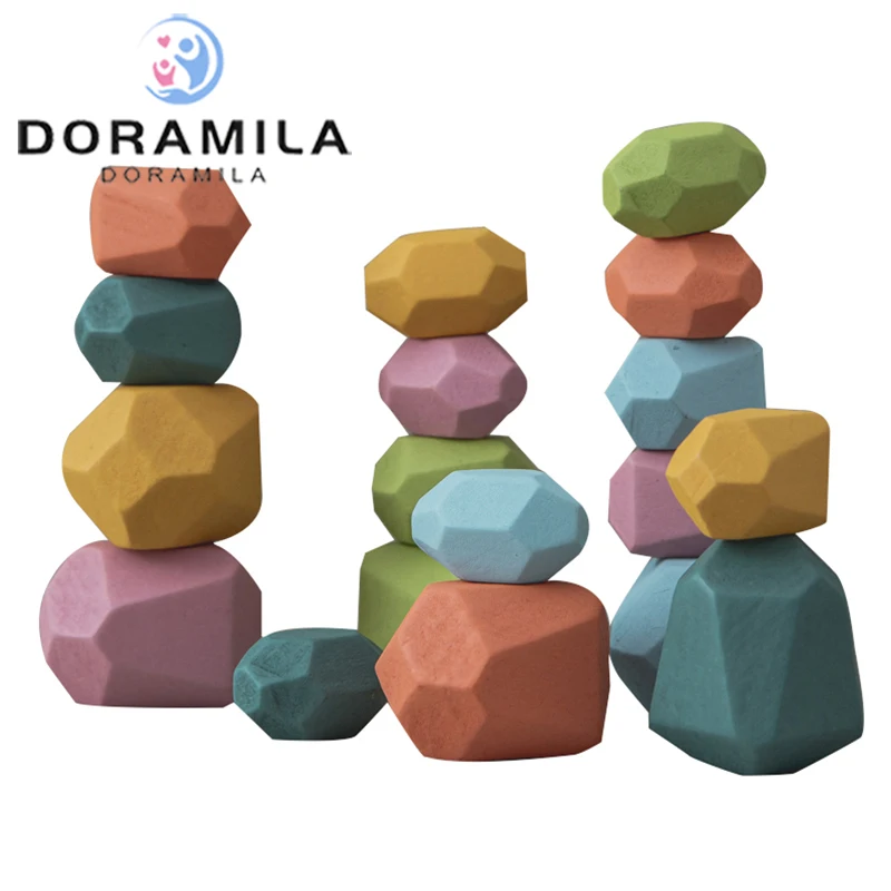 Nordic Style Wooden Colored Stone Jenga Building Block Montessori Educational Wooden Toys Balancing Stacked Rainbow Natural Toy
Nordic Style Wooden Colored Stone Jenga Building Block Montessori Educational Wooden Toys Balancing Stacked Rainbow Natural Toy