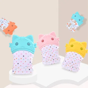 Hot Sale Baby Silicone Mitts Teething Mitten Glove Sound Anti-bite Teether Toddler Chewable Nursing Mittens Teether Thumb Toy 
Hot Sale Baby Silicone Mitts Teething Mitten Glove Sound Anti-bite Teether Toddler Chewable Nursing Mittens Teether Thumb Toy