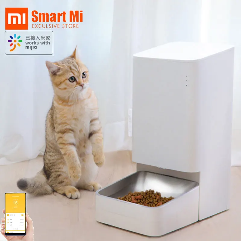 Xiaomi Mijia Smart Pet Feeder Dog Cat Food Feeder Infrared Sensor Mobile Phone Control Mijia APP Pet Product
Xiaomi Mijia Smart Pet Feeder Dog Cat Food Feeder Infrared Sensor Mobile Phone Control Mijia APP Pet Product