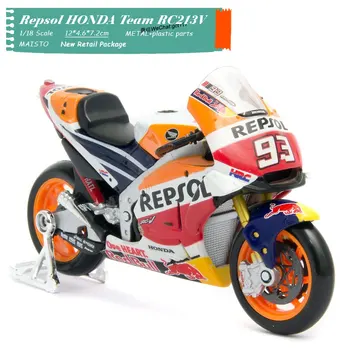 1/18 Scale Racing Motorbike Model HONDA Repsol Racing Team RC213V Diecast Metal Motorcycle Model Toy For Gift,Kids,Collection
1/18 Scale Racing Motorbike Model HONDA Repsol Racing Team RC213V Diecast Metal Motorcycle Model Toy For Gift,Kids,Collection