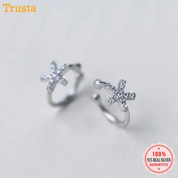 Trustdavis 100% 925 Sterling Silver Flower Cz Ear Cuff Clip On Earrings For Women Girl Without Piercing Earings Jewelry DA159
Trustdavis 100% 925 Sterling Silver Flower Cz Ear Cuff Clip On Earrings For Women Girl Without Piercing Earings Jewelry DA159
