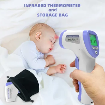 2020 Baby Thermometer Non-contact Forehead Forehead Thermometer Home Adult Children Digital Infrared Body Temporal +Storage bag
2020 Baby Thermometer Non-contact Forehead Forehead Thermometer Home Adult Children Digital Infrared Body Temporal +Storage bag