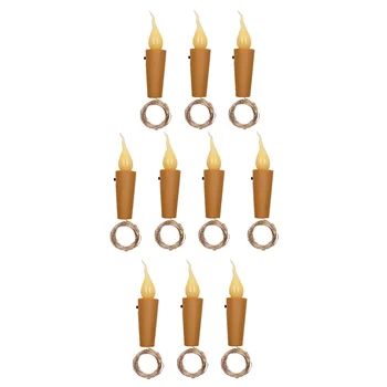 10pcs Warm Wine Bottle Candle Shape String Light 20 LED Night Fairy Lights Lamp 
10pcs Warm Wine Bottle Candle Shape String Light 20 LED Night Fairy Lights Lamp