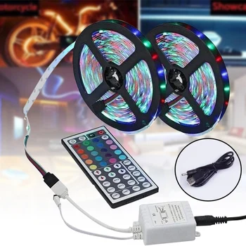 Color Changing LED Strip Light with 44 Key Remote Controller Indoor Stringlight CLH@8
Color Changing LED Strip Light with 44 Key Remote Controller Indoor Stringlight CLH@8