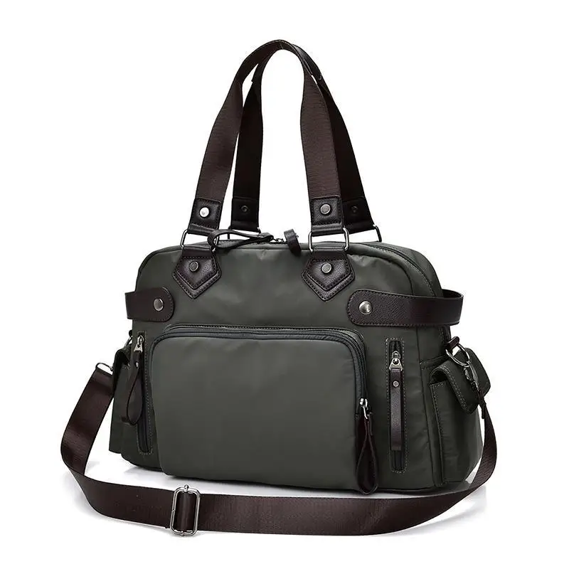 

Men Multifunctional Shoulder Messenger Bag Waterproof Nylon Travel Handbag Houlder Crossbody Zipper Large Capacity Messenger Bag