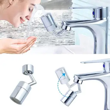 360 Degree Rotating Faucet Filter Tip Water Bubbler Faucet Anti-splash Economizer Kitchen Supplies
360 Degree Rotating Faucet Filter Tip Water Bubbler Faucet Anti-splash Economizer Kitchen Supplies