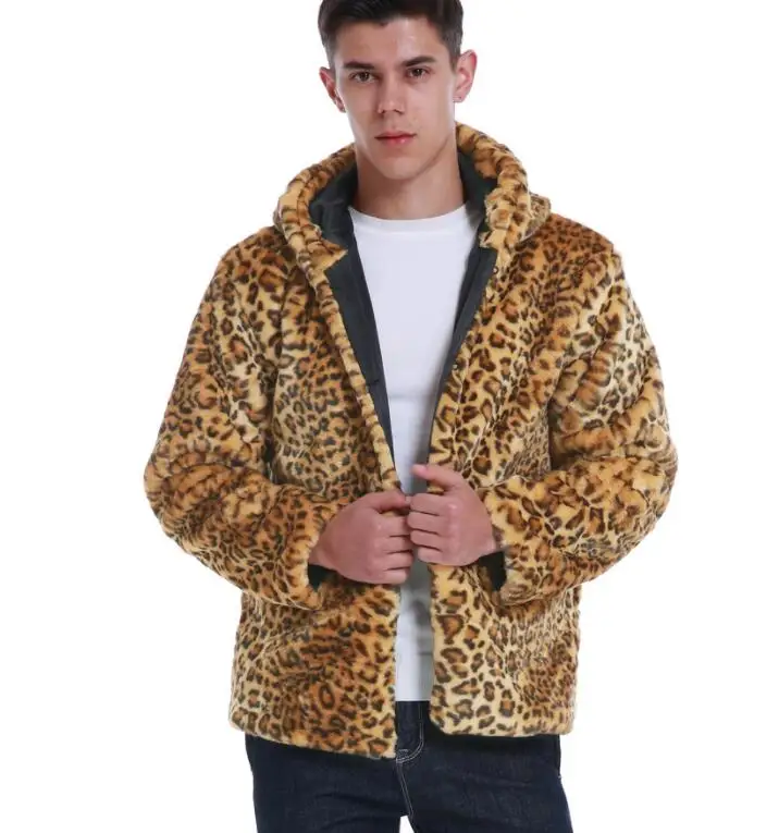 Autumn Leopard faux mink leather jacket mens winter thicken warm fur leather coat men slim jackets jaqueta de couro hooded
Autumn Leopard faux mink leather jacket mens winter thicken warm fur leather coat men slim jackets jaqueta de couro hooded