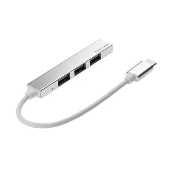 USB Type-C Adapter 4 In 1 Converter Splitter Multifunction USB 3.1 Hub Electronics Accessories
USB Type-C Adapter 4 In 1 Converter Splitter Multifunction USB 3.1 Hub Electronics Accessories