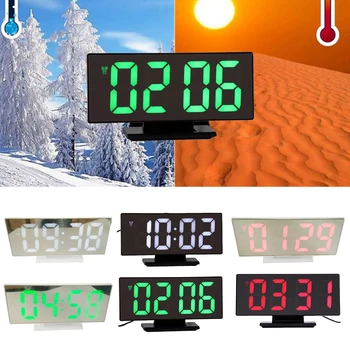 NEW Digital Alarm clock Mirror LED Electronic Clocks Multifunction Large LCD Display Digital Table Clock with Luminous Calendar
NEW Digital Alarm clock Mirror LED Electronic Clocks Multifunction Large LCD Display Digital Table Clock with Luminous Calendar