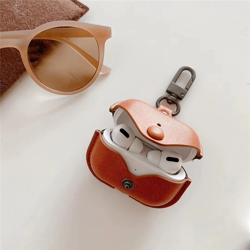 Wireless Bluetooth Headset IOS Charging Box Leather Earphone Cover Protective Case Hook For Airpods 3 Pro Iphone popular Shape
Wireless Bluetooth Headset IOS Charging Box Leather Earphone Cover Protective Case Hook For Airpods 3 Pro Iphone popular Shape