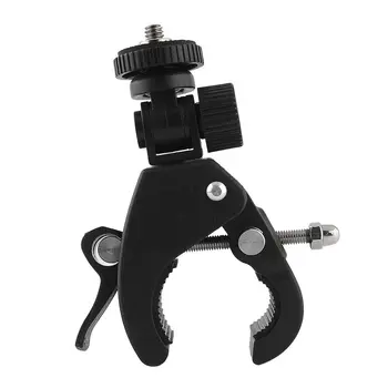 Bicycle Camera Handlebar Mount 1/4 Screw Clamp Plastic Bracket Tripod For Camera DV Xiaomi Gopro Hero 4 3 3+ 2 1 Black Accessory
Bicycle Camera Handlebar Mount 1/4 Screw Clamp Plastic Bracket Tripod For Camera DV Xiaomi Gopro Hero 4 3 3+ 2 1 Black Accessory