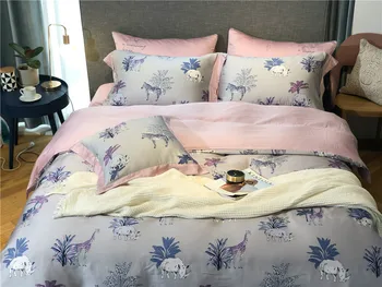 New Products Double-Sided 60 Tencel Four-piece Set Digital Printing Summer Viscose Bare Sleeping Sheet Quilt Cover Bedding Artic
New Products Double-Sided 60 Tencel Four-piece Set Digital Printing Summer Viscose Bare Sleeping Sheet Quilt Cover Bedding Artic