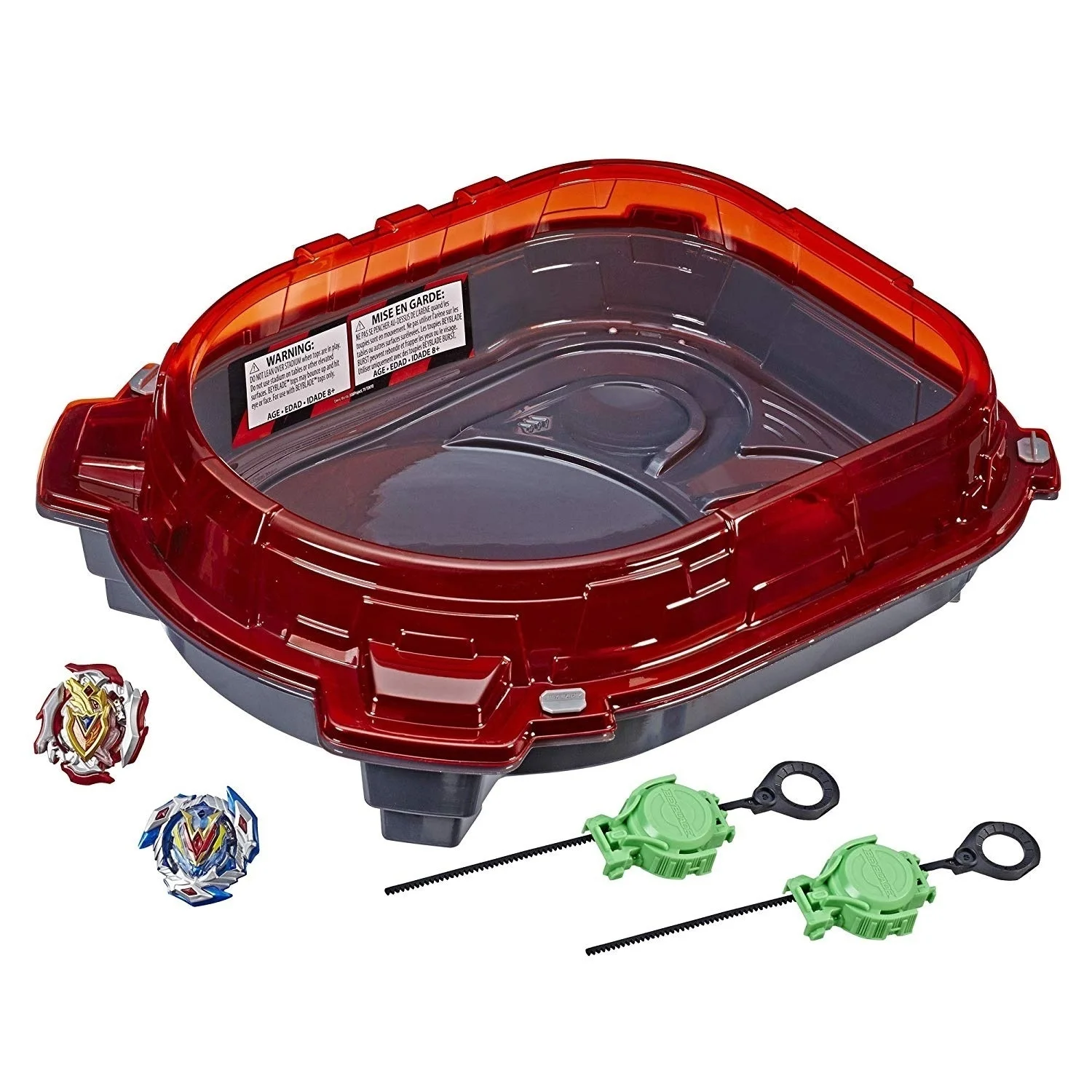 Upgraded version Toy arena Burst Turbo Slingshock Rail Rush Battle Set -- Complete with Battling Tops & Launchers Age 8+
Upgraded version Toy arena Burst Turbo Slingshock Rail Rush Battle Set -- Complete with Battling Tops & Launchers Age 8+
