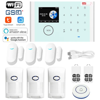 Home Security Alarm System Kit WIFI GSM APP Control With Auto Dial Motion Detector Sensor Burglar Wireless Home Alarm System
Home Security Alarm System Kit WIFI GSM APP Control With Auto Dial Motion Detector Sensor Burglar Wireless Home Alarm System