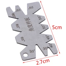 1PC Stainless Steel Screw Cutting Gauge Machining Threads Cutting Angle Arc Model Angles Measure Tool Screw Cutting Gauge
1PC Stainless Steel Screw Cutting Gauge Machining Threads Cutting Angle Arc Model Angles Measure Tool Screw Cutting Gauge