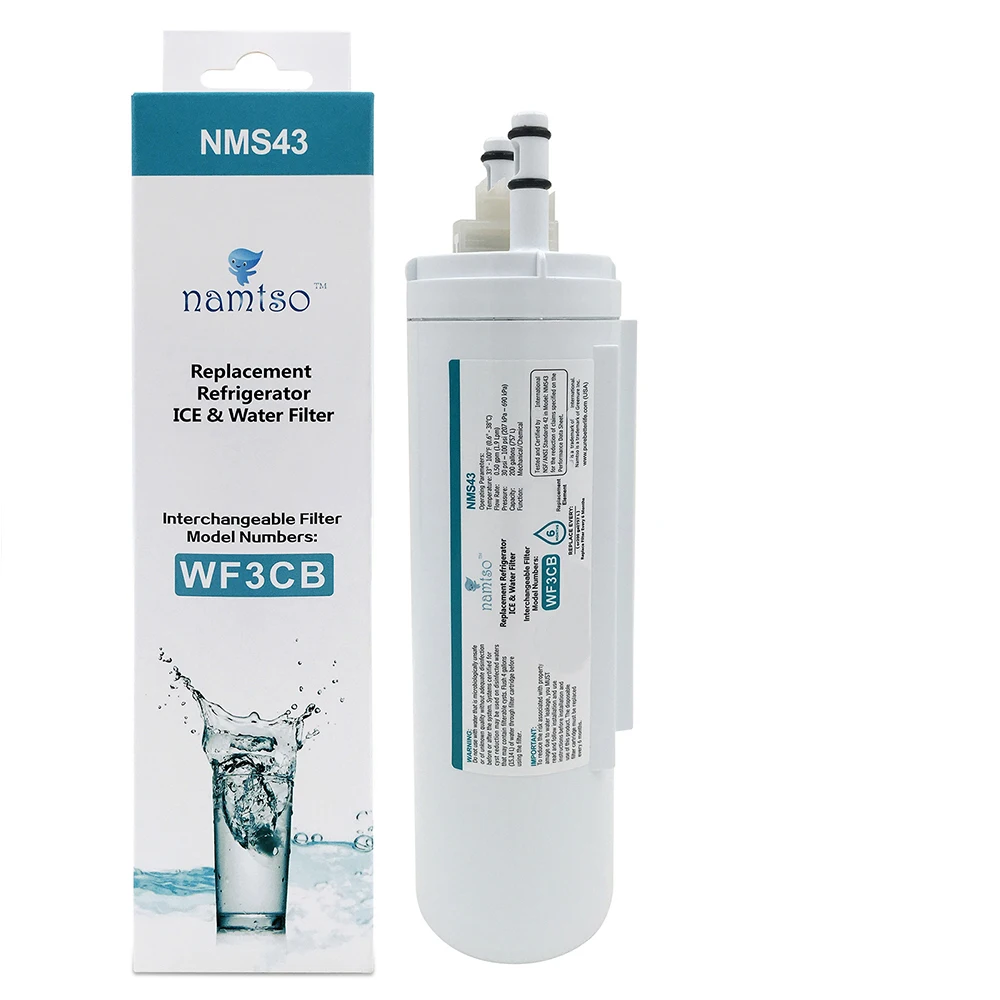 New Brand Household Namtso Nms43 Refrigerator Ice & Water Filter Advanced Carbon Compatible With Frigidaire Wf3cb 1 Piece
New Brand Household Namtso Nms43 Refrigerator Ice & Water Filter Advanced Carbon Compatible With Frigidaire Wf3cb 1 Piece