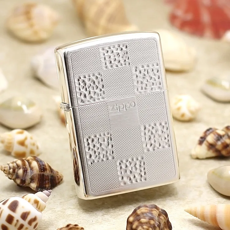 Genuine Zippo oil lighter copper windproof Silver squares cigarette Kerosene lighters Gift With anti-counterfeiting code
Genuine Zippo oil lighter copper windproof Silver squares cigarette Kerosene lighters Gift With anti-counterfeiting code