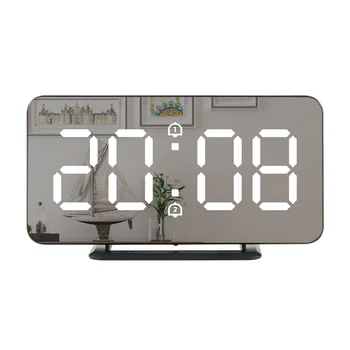 Digital LED Alarm Clock Snooze Display Time Night Led Table Desk USB Charger Ports For Androd Phone Alarm Mirror Clock 
Digital LED Alarm Clock Snooze Display Time Night Led Table Desk USB Charger Ports For Androd Phone Alarm Mirror Clock