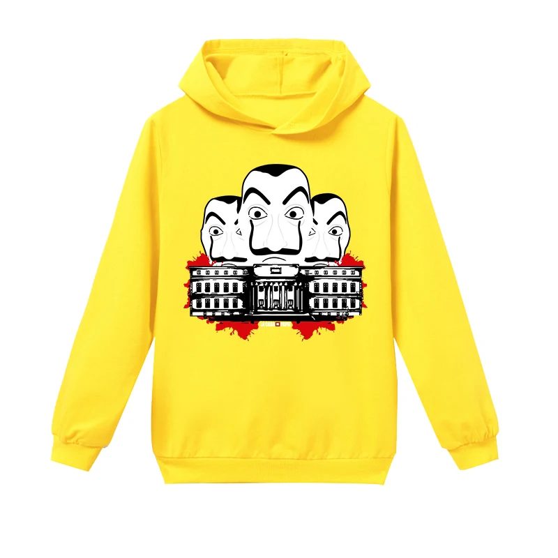 2020 Sweatshirts La Casa De Papel Money Heist TV Kids Hoodies House of Paper Boys Long Sleve Top Hooded Hoodie Baby Clothes Girl
2020 Sweatshirts La Casa De Papel Money Heist TV Kids Hoodies House of Paper Boys Long Sleve Top Hooded Hoodie Baby Clothes Girl