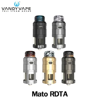 Original Vandy Vape MATO RDTA 5ml Capacity Atomizer with 4 Steelwire compatible 10 & squonk pin Electronic Cigarette Vaporizer
Original Vandy Vape MATO RDTA 5ml Capacity Atomizer with 4 Steelwire compatible 10 & squonk pin Electronic Cigarette Vaporizer