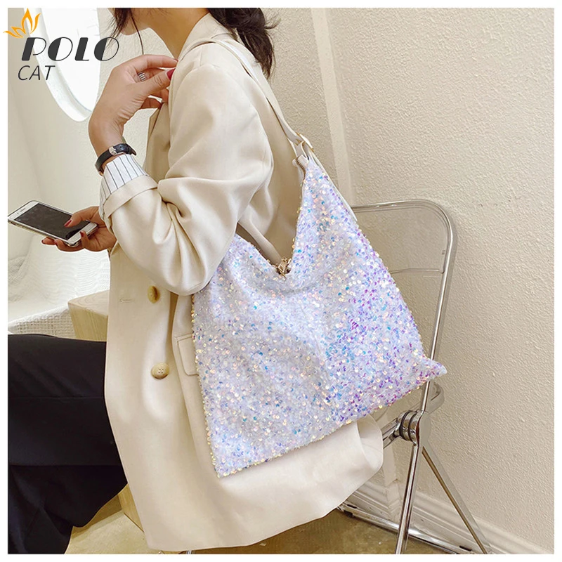 Sequins Bags Women Small Tote Bags Large Capacity Women's Handbag Quality Fashion Lady Shoulder Bag Casual Girl Messenger Bags
Sequins Bags Women Small Tote Bags Large Capacity Women's Handbag Quality Fashion Lady Shoulder Bag Casual Girl Messenger Bags