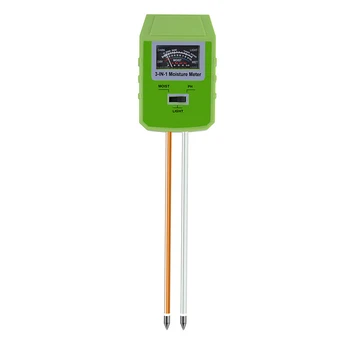 Soil pH Meter 3-in-1 pH Moisture Light Meter Testing Kits Water Soil Test Tool for Indoor Outdoor Plants Upgraded Larger Sensor
Soil pH Meter 3-in-1 pH Moisture Light Meter Testing Kits Water Soil Test Tool for Indoor Outdoor Plants Upgraded Larger Sensor