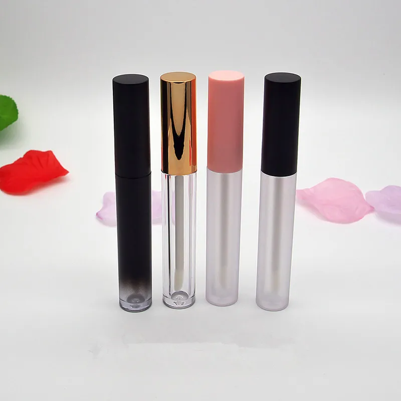 

10/30pcs 4.5ml Empty Lip Gloss Tube Lips Balm Bottle Brush Container Beauty Tool Mini Refillable Bottles Round Lipgloss Bottle