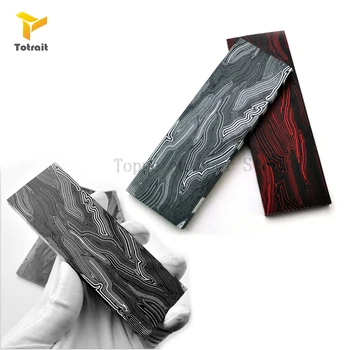 TOtrait G10 Micarta Template Board Sheet Black/Red Damascus Canvas Material for DIY Knife Handle Craft Supplies -1Piece
TOtrait G10 Micarta Template Board Sheet Black/Red Damascus Canvas Material for DIY Knife Handle Craft Supplies -1Piece