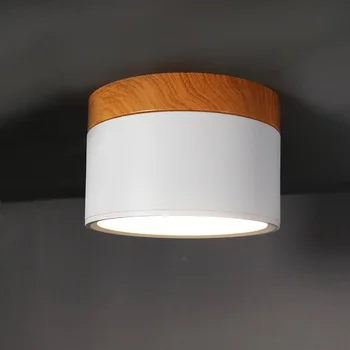 Macaroon Iron+Wood LED Ceiling Light 5W 12W Surface Mount Ceiling Spot Light for Bar Kitchen
Macaroon Iron+Wood LED Ceiling Light 5W 12W Surface Mount Ceiling Spot Light for Bar Kitchen