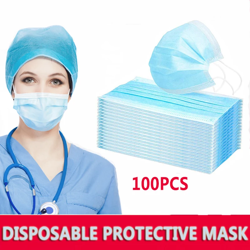 100pc Anti-Pollution 3 Laye Mask dust protection Masks Disposable Face Masks Elastic Ear Loop Disposable Dust Filter Safety Mask
100pc Anti-Pollution 3 Laye Mask dust protection Masks Disposable Face Masks Elastic Ear Loop Disposable Dust Filter Safety Mask
