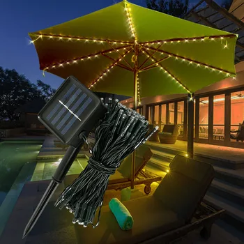 72 LED Solar Umbrella Light LED Solar String Lamp Fairy Holiday Christmas Party Garlands Lights Solar Garden Waterproof Lights
72 LED Solar Umbrella Light LED Solar String Lamp Fairy Holiday Christmas Party Garlands Lights Solar Garden Waterproof Lights