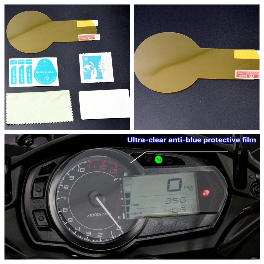 Motorcycle Blu-ray Cluster Screen Scratch Protection Film Speedometer Cover Guard For Kawasaki Z1000SX 2011 2012 2013 14 15 2016
Motorcycle Blu-ray Cluster Screen Scratch Protection Film Speedometer Cover Guard For Kawasaki Z1000SX 2011 2012 2013 14 15 2016