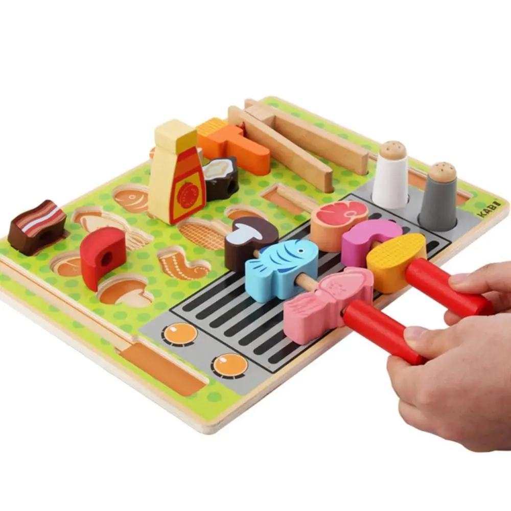 Barbecue Ice Cream Fruit Set Wooden Simulation Kitchen Toy Blocks Kids Play House Cuting Intelligence Development Toys
Barbecue Ice Cream Fruit Set Wooden Simulation Kitchen Toy Blocks Kids Play House Cuting Intelligence Development Toys
