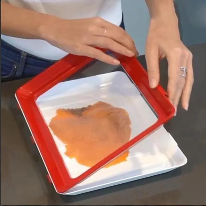 2019 Creative Food Preservation Tray Kitchen Fresh Sealing Wrap Storage Box Container Refrigerator Space Saver
2019 Creative Food Preservation Tray Kitchen Fresh Sealing Wrap Storage Box Container Refrigerator Space Saver