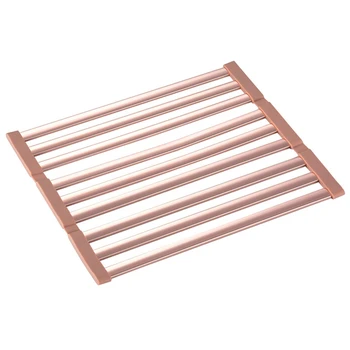 Roll Up Over Sink Strong Foldable Space Aluminum Organizer Heat Resistant Dish Drying Rack Fruit Vegetable Kitchen Drainer
Roll Up Over Sink Strong Foldable Space Aluminum Organizer Heat Resistant Dish Drying Rack Fruit Vegetable Kitchen Drainer