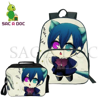 3D Prints Black Butler Backpack 2Pcs/Sets Travel Rucksack for Women Men Teenage Boys Girls School Laptop Backpack with Lunch Bag
3D Prints Black Butler Backpack 2Pcs/Sets Travel Rucksack for Women Men Teenage Boys Girls School Laptop Backpack with Lunch Bag