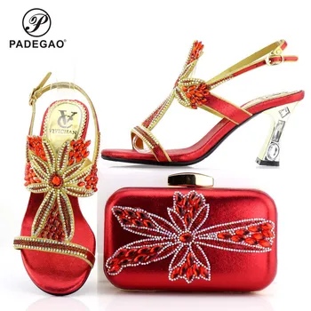 Sexy Lady African Shoes With Matching Bags Set Nigerian Women's Party Shoes and Bag Sets Red Color Women High Sandals
Sexy Lady African Shoes With Matching Bags Set Nigerian Women's Party Shoes and Bag Sets Red Color Women High Sandals