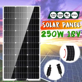 250W Solar Panel 18V Monocrystalline Semi-flexible Solar Cell DIY Module Cable Outdoor Connector Battery Charger Waterproof
250W Solar Panel 18V Monocrystalline Semi-flexible Solar Cell DIY Module Cable Outdoor Connector Battery Charger Waterproof